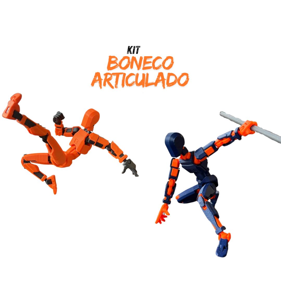 Boneco Articulado Dummy 13 Action Figure Montável Kit Premium
