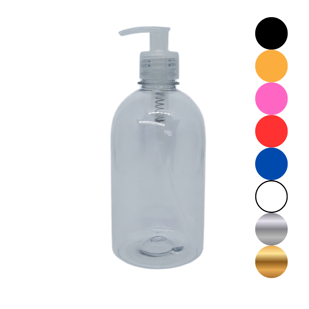 Frascos PET 250ml c/ Válvula Pump – Ideal p/ Sabonete Líquido, Álcool Gel, Cremes e Mais!